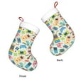 thumbnail image 3 of Salouo Playing Video Games Print Christmas Stockings,Large Xmas Stocking Set of 1 Holiday and Farmhouse Stocking for Christmas Holiday Party Decoration(17.7*11 Inch), 3 of 7