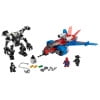 LEGO Marvel Spider-Man Spider-Jet vs Venom Mech 76150 Building Kit with Minifigures, Mech and Plane (371 Pieces)