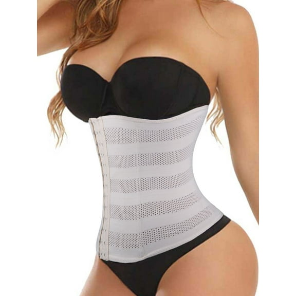 SAYFUT Workout Waist Trainer Corset Waist Cincher Tummy Body Shaper Girdle Ultra Control Shapewear