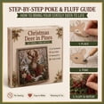 thumbnail image 6 of 3D Christmas Fabric Poke Art Kit, Christmas DIY Punch Needle Kit for Adults With Pre-Cut Squares, Handmade Adult DIY Needle Punch Craft Kit, 6 of 6