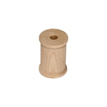 Large Unfinished Wooden Spools for Crafts (1.5 x 2 Inches, 40 Pack) 