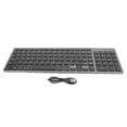 thumbnail image 1 of Wireless Keyboard BT3.0 102 Keys Ergonomic Scissor Switch Rechargeable Office Keyboard for Laptop Tablet Phone, 1 of 5