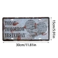 thumbnail image 2 of zhangmingg Style Happy Life License Plate Metal Sign for Home Bar Store Wall Art Poster, 2 of 5