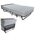 thumbnail image 2 of Cama plegable de cama adicional para hotel, especial para hotel, habitación familiar B & B, cama adicional, cama individual móvil de alta resistencia, 2 of 4