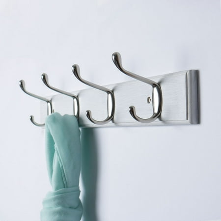 Uxcell Dual Hook Rack Wall Mounted Coat Hooks Water Based Paint Finish Uxcell Dual Hook Rack Wall Mounted Coat Hooks Water Based Paint Finish
