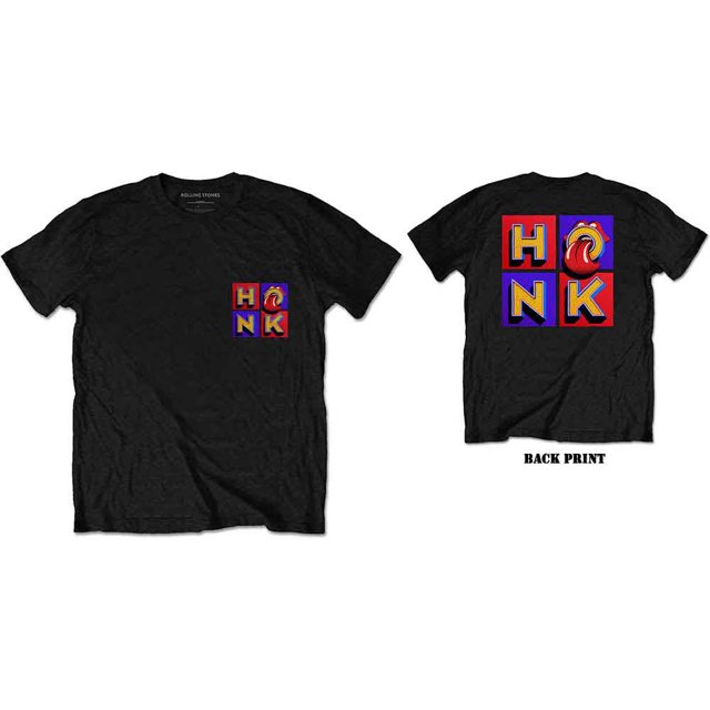 The Rolling Stones Unisex T-Shirt Honk Album F&B (Back Print)