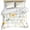 Yellow, variant on 3 Piece Yellow Daisy Floral Duvet Cover Set Full Size, Microfiber Comforter/Quilt Cover with Corner Ties and 2 Pillowcases, Spring Rustic Botanical Flowers All Season Soft Bedding with Zipper Closure