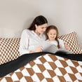 thumbnail image 5 of Homewish Teens Minimalist Hexagon Honeycomb Bedding Comforter Set 2pcs,Vintage Aesthetic Twin Comforter Sets Microfiber,Abstract Geometric Breathable Bedding Set,Breathable Home Decor,Reversible, 5 of 8