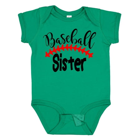 

Inktastic Baseball Sister Gift Baby Boy or Baby Girl Bodysuit