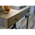thumbnail image 3 of Posh Pollen Cambridge Writing Desk, Brown/Black, 3 of 7