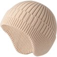 thumbnail image 1 of Morttic Men Knitted Hat Women Earflap Winter Hats Unisex Wool Cap Warm Skull Cap Slouchy with Ear Warmer, 1 of 9