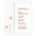 thumbnail image 2 of Extendable Manual Pole Saw and Tree Pruner,3.87-27 ft,Ideal for Pruning Trees with Scissors Attachments, 2 of 6