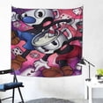 thumbnail image 2 of The Cuphead Show Tapestry Wall Hanging Wall Art Decor Wall Tapestry for Living Room Bedroom Dorm 59x59 inch, 2 of 7
