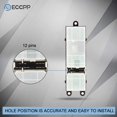 thumbnail image 4 of ECCPP Power Window Switch Door Lock Switch Front Driverâ€s Side Fits For 2007 For Nissan Sentra DWS1054 1S14491 901-828 2007-2012 Sentra, 4 of 6