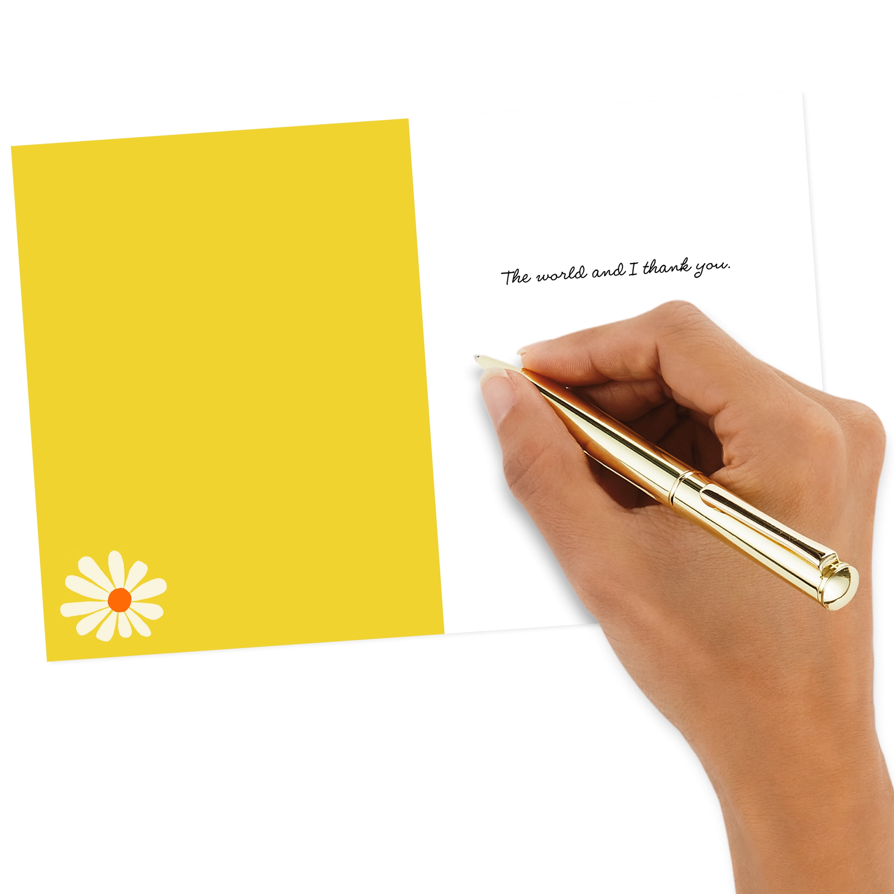 Hallmark Good Mail Thank-You Greeting Card (You Happy up the World)