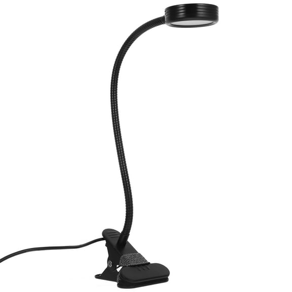 RENACLIPY 1Pcs Adjustable Gooseneck Desk Lamp with 3W LED 5500-6000K Color Temperature for Reading