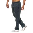 thumbnail image 2 of JUNWELL AvoDovA Men´s Casual Pants Drawstring Elastic Waist Pants Sport Solid Color Warm Fleece With Pockets, 2 of 3