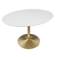 thumbnail image 5 of TMS Kenley Oval Dining Table, Gold/White, 5 of 7