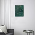 thumbnail image 3 of Contemporary Black Abstract Leaves Canvas Wall Art Ideal for Living Room, Bedroom & Family Wall Décor, Modern Style, 12X16 inches, 3 of 7
