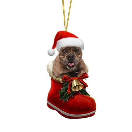 

TIIFSWHS 1PC Santa Boot Christmas Dog Acrylic Ornament Christmas Dogs Ornament Christmas Stocking Animal Ornament Christmas Ornament Christmas Decoration Acrylic Chandelier Stain