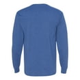 thumbnail image 3 of Fruit Of The Loom Mens HD Cotton Long Sleeve T-Shirt 4930R, XL, Deep Purple, 3 of 4