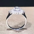 thumbnail image 6 of Women Charm Oval Cut Cubic Zircon 925 Silver Ring Engagement Jewelry Sz 6-10, 6 of 9