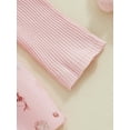 thumbnail image 7 of Suealasg Baby Girls Spring Fall Clothes 1 3 6 9 12 18 Months Infant Girls Floral Print Long Sleeve Romper Dress 0-18M, 7 of 7