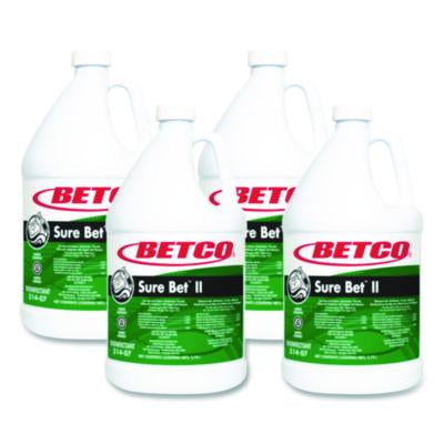 Betco® Sure Bet II Foaming Disinfectant, Citrus Scent, 1 gal Bottle, 4/Carton