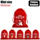 thumbnail image 3 of Bolsas de terciopelo rojo para Navidad 2024, bolsa con cordón para regalo de dulces, refrigerios, fiestas de Navidad y Año Nuevo, bolsas de almacenamiento para embalaje de joyas y pulseras, 3 of 5