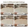 thumbnail image 7 of ODIKA 3'x5' Washable Accent Rug Pet Friendly, Non-Shedding Mat Spotted Abstract Inspired Tricolor Mosaic Patchwork Bordered for Bedside, Nursery Room, 7 of 7