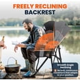 thumbnail image 3 of Overmont Camping Chair with Lumbar Support for Adults - Oversized with High Back Supports 450 LBS - Heavy Duty Folding Chair Portable for Outdoor Lawn Patio Balcony with Patent No.: US D1.028.543 S, 3 of 9