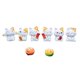 thumbnail image 1 of Lucky Cats Ornaments Wealth Cats 8Pcs Figurines Set for Desktop, 1 of 5