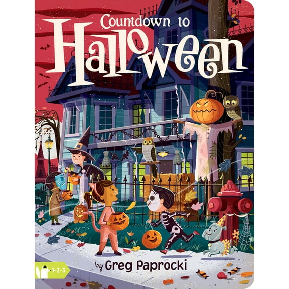 Countdown to Halloween, (Board Book)