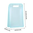 thumbnail image 3 of FeiFu Mesh Zipper Pouch Bags, A4 Letter Size, Zipper Bags with Label Pocket, Waterproof Zipper Pouches for Classroom Organization, Document Bag for Office School Supplies Blue, 3 of 5
