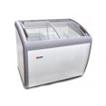thumbnail image 1 of Omcan 31456 39" Mobile Ice Cream Freezer w/ 2 Baskets - White, 110v, 1 of 1