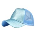 thumbnail image 2 of Ludlz Women Summer Baseball Cap Anti UV Mesh Ponytail Hat Adjustable Outdoor Sports, 2 of 6