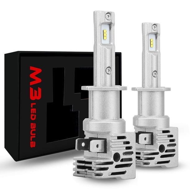 Bombilla De Faro Led Luz antiniebla automática H7 H1 H4 H10 H11 Luz antiniebla LED 12000LM 60W 6500K (H1)