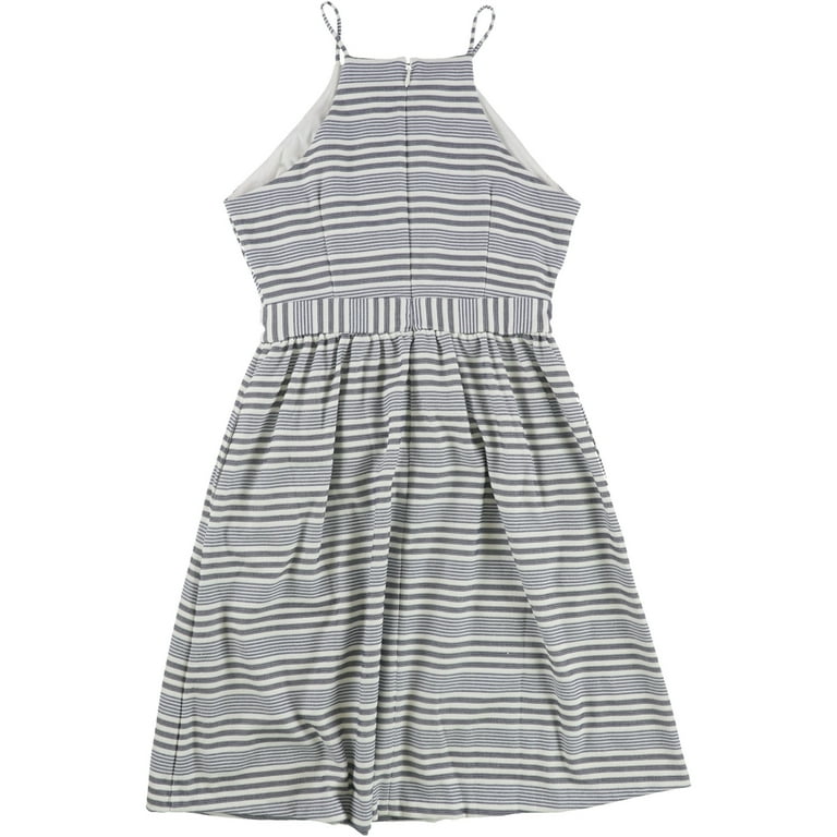 chinese dress ladies Banana Republic Navy Halter Neck A-Line Midi Dress main image 0