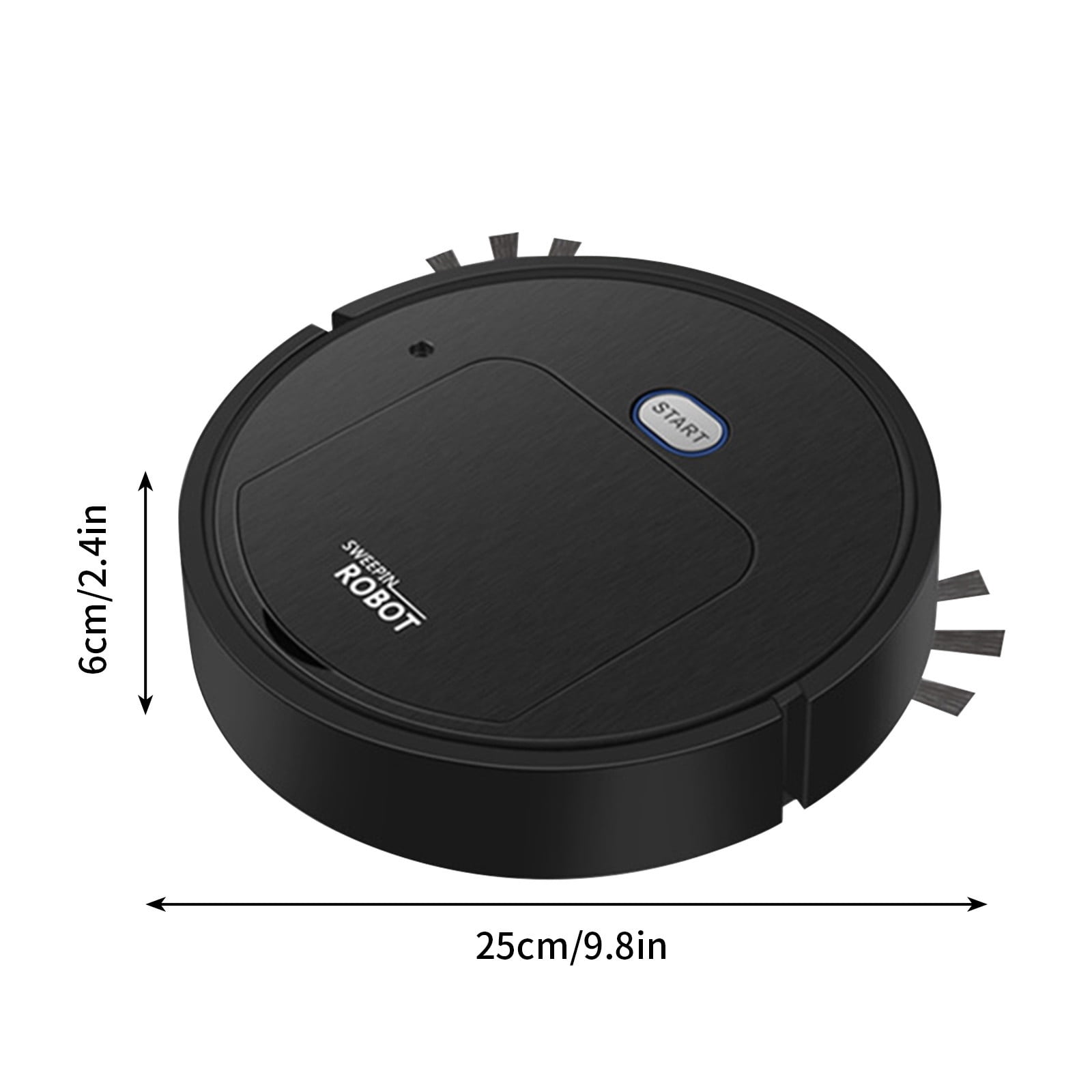 PPgejGEK up to 45% Off Robot Vacuum Cleaner Strong Suction Slim Robotic Vacuum Cleaner with Low Noise Smart Vacuum Robot Sweeping Home Carpet Cleaner for Hard Floors Robot Sweeper