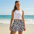 thumbnail image 5 of Xoenoiee Zebra Stripe Print Athletic Tennis Golf Skorts Skirts for Women with Pocket High Waist Pleated Skirts for Workout Running Sports Casual, S, 5 of 7