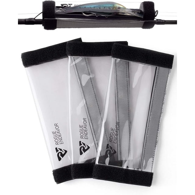 CZCPP-ROGUEEENDEAVOR Leurres Robustes, Enveloppants et Pliables, PVC Résistant aux Perforations, Fixation Durable à Crochets et Boucles, pour Pêche en Eau Salée, Pêche au Bar, et Plus. (Taille)
