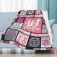 thumbnail image 5 of 40th Birthday Gifts Women, 40 Year Old Birthday Gifts for Women, Forty Birthday Gifts for Women, 1984 40th Birthday, 40th Birthday Decorations Women, 40 Yr Old Birthday Gifts Throw Blanket, 5 of 7