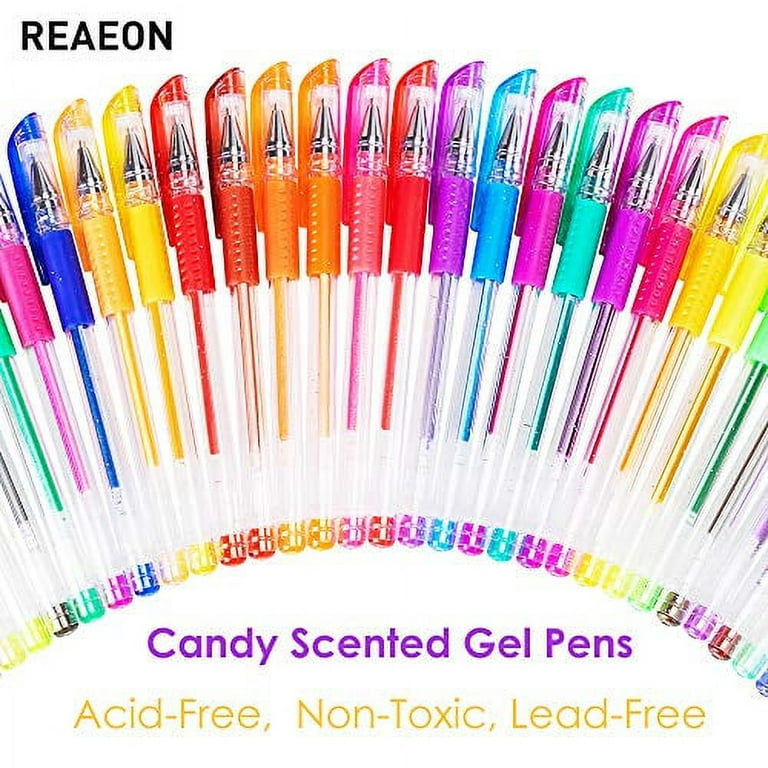  Gel Pens for Adult Coloring Books, 30 Colors Gel Marker  Colored Pen with 40% More Ink for Drawing, Doodling Crafts Scrapbooks  Bullet Journaling : Arts, Crafts & Sewing