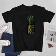 thumbnail image 3 of Pineapple T-shirt Oil Painting Art T-shirt Art Unisex tees Exquisite Gift Slim Fit, 3 of 5