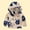 Beige, variant on ATOGUTA Boys Winter Coats Cute Print Zip Jacket Hooded Trench Lightweight Kids Coats Windbreaker Casual Outerwear Black, Size 2T-7