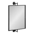 thumbnail image 1 of Kate and Laurel Darbridge Rectangle Pivot Mirror, Black 20x31, 1 of 9