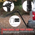 thumbnail image 4 of 2 Bike/4 Bike Rack Hitch Mount Foldable Bike Rack for Car Hitch,Steel Car Bike Rack for SUV,Bicycle Car Racks with Hitch Tightener,Straps,Bike Carrier Rack Hitch,Easy to Assemble & Use, 4 of 6