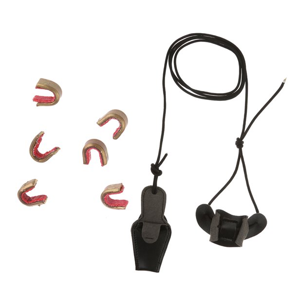 6pcs Bow String Nocking Points Strings Nock Set Brass Buckle Clip K