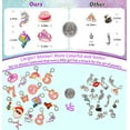 thumbnail image 4 of COO&KOO Charm Bracelet Making Kit,Mermaid Toys for 6 7 8 9 Year Old Girls,Birthday and Christmas Gift for 6 7 8 9 Year Old Girl,Creative Arts and Crafts for Kids Ages 6-8,Diy Jewelry Making Kit, 4 of 11