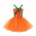 thumbnail image 4 of Rhuody Girls Halloween Dresses Sleeveless Hallowmas Pumpkin Prints Dress Fairy Tale Costume With Comfortable Knit Bodice And Skirt Classic Playsuit, 4 of 5